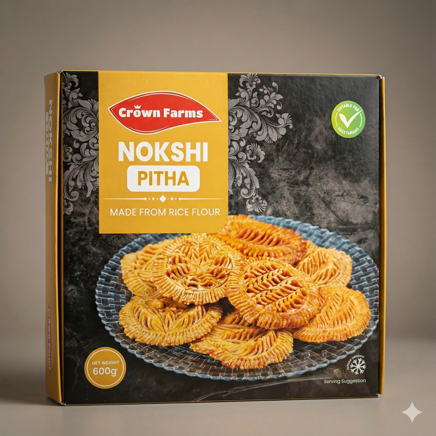 Nokshi Pitha (Frozen)-600gm