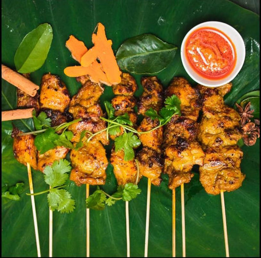 Chicken Satay Skewers (gf)