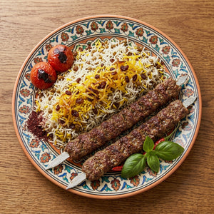 Koobideh Kebab with Adas Polo