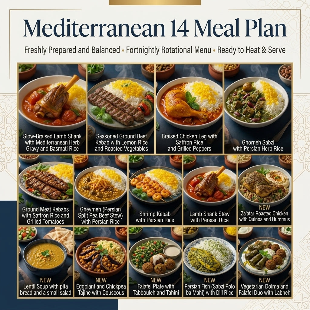 Mediterranean 14 Meal Preset Box