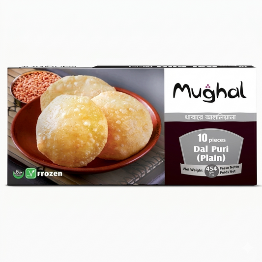 Mughal Dal Puri (Frozen)-10 pc