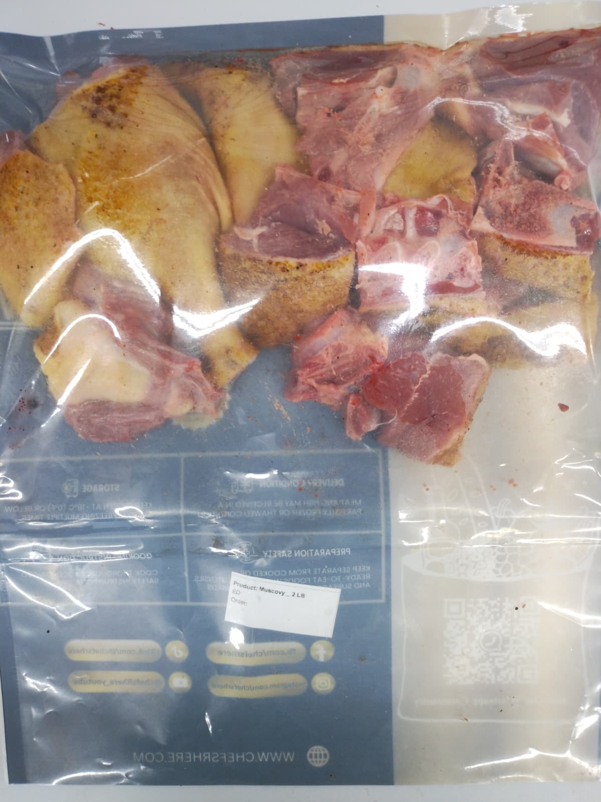 Muscovy Duck (Cut Into Pcs)-2 lb Pack-NYC