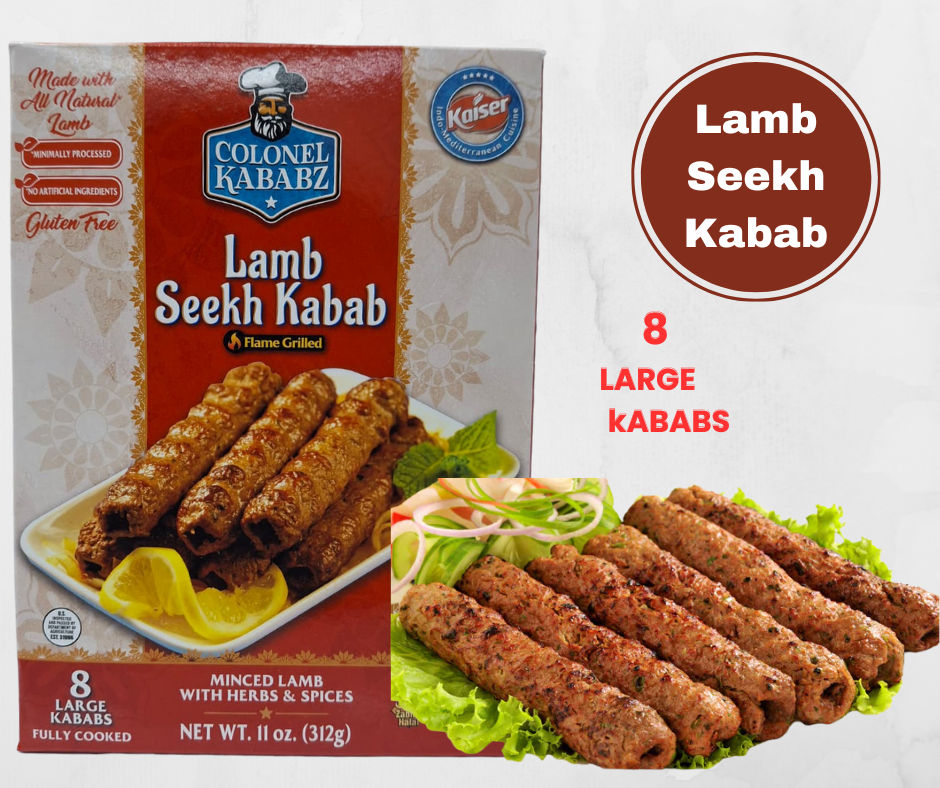 CK Lamb Sheekh Kabab (Frozen)-8PC -NYC