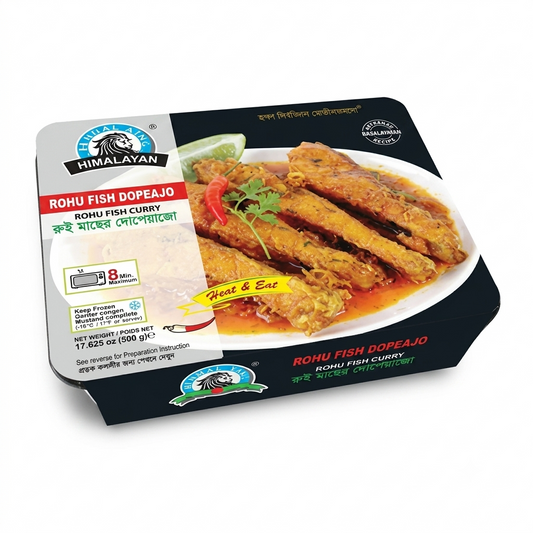 Bengal King Rohu Fish Dopeajo (Frozen)-500gm