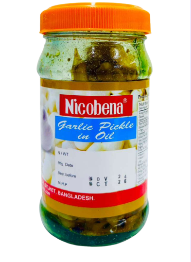 Nicobena Garlic Pickle-220gm -NYC