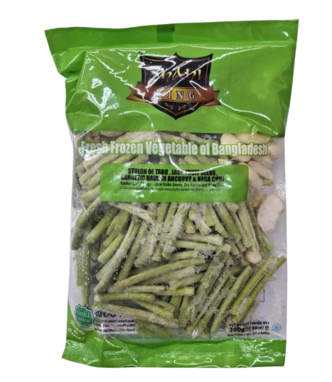 Kochur Loti with Dry Fish,Jackfruit Seeds & Naga Chili-300gm