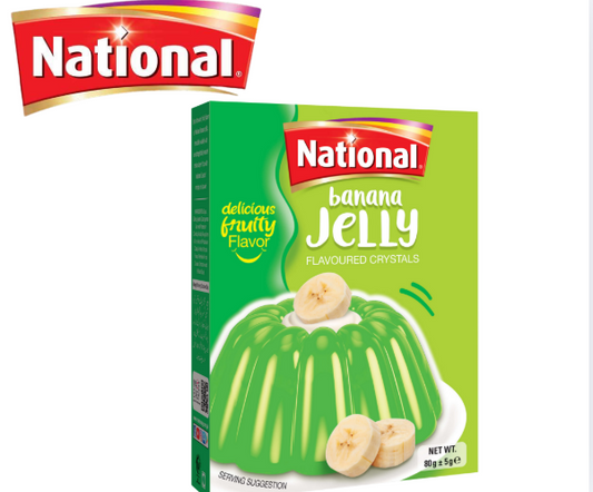 National Jelly Crystal Banana-80g -NYC