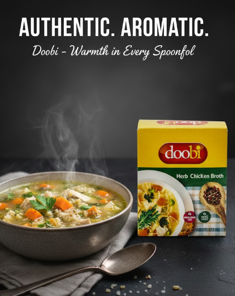 Doobi Herb Chicken Broth 16 oz -NYC