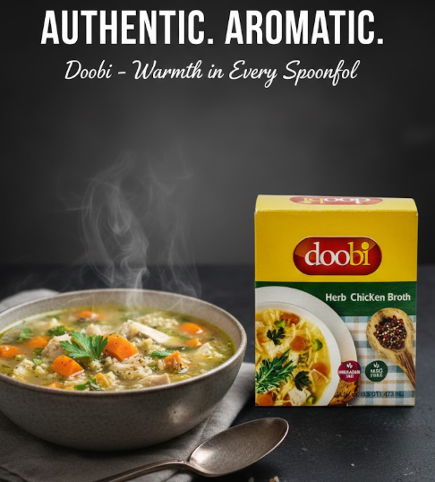 Doobi Herb Chicken Broth 32 oz -NYC