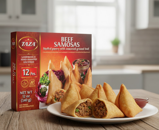 Taza Beef Samosa – 360g (12 pcs)