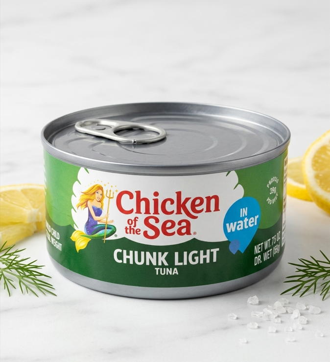 Chicken of the Sea Chunk Light Tuna in Water – Ready-to-Eat Premium Canned Tuna