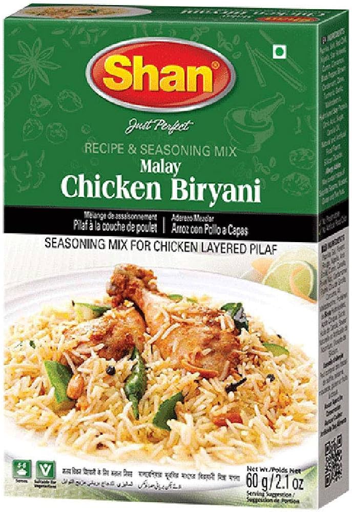 Shan Malay Chicken Biriyani Masala - 60 gm -NYC