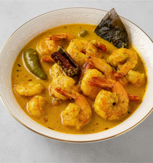 Shrimp Malai Curry(large 8 piece or medium 12 pc)