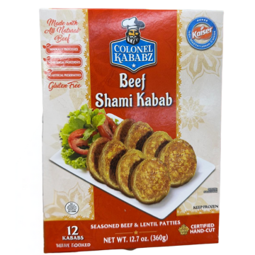 Beef Shami Kababs(Frozen)-12PC -NYC