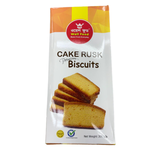 Well Food Cake Rusk 300g -NYC