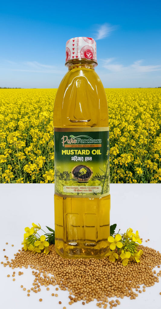 Pure Farmers Mustard Oil-500ml -NYC
