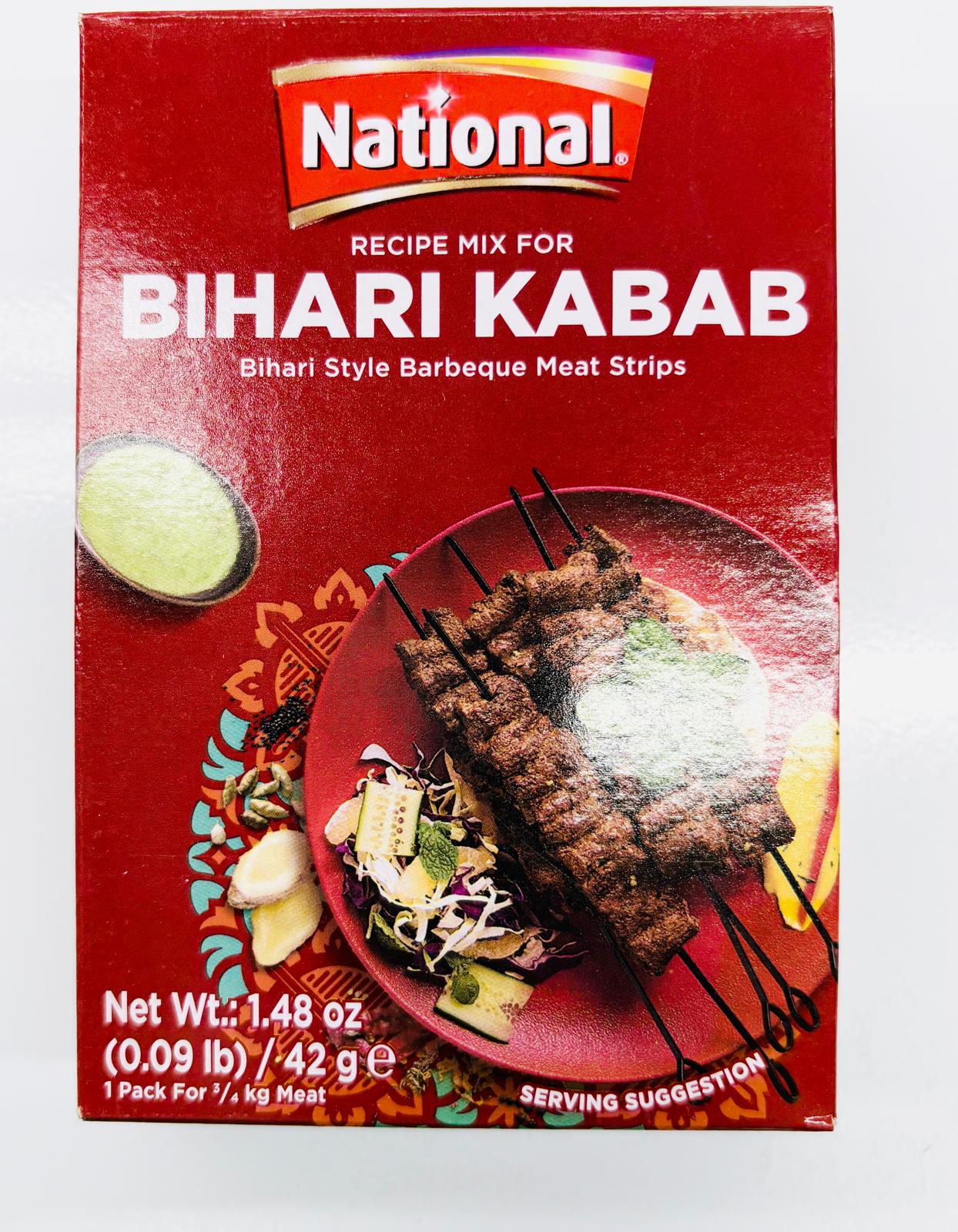 National Bihari Kabab Mix Masala-42 gm -NYC