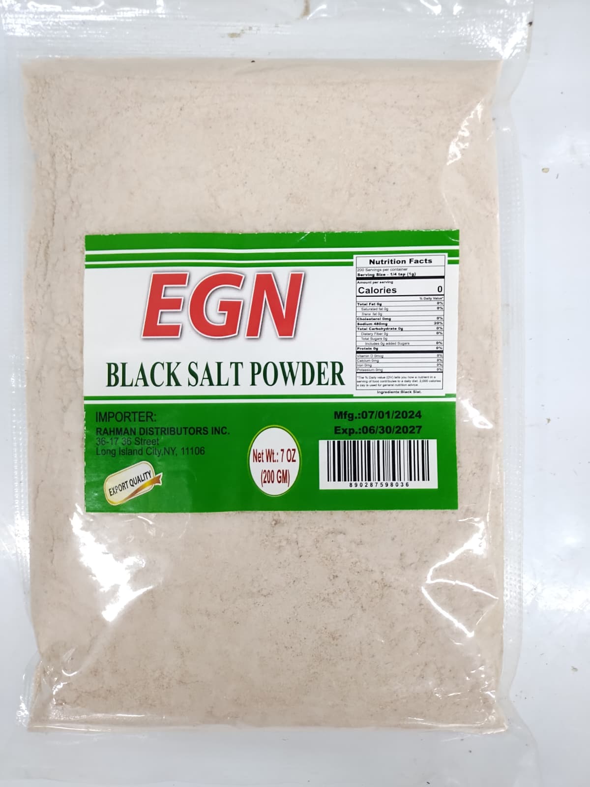 EGN Black Salt Powder-200gm