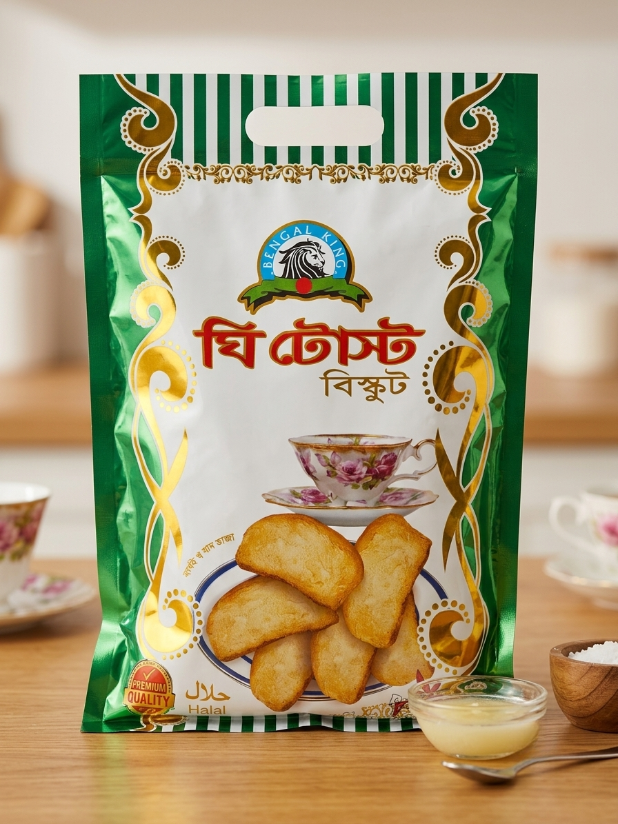 Bengal King Ghee Toast Biscuits-350gm-NYC