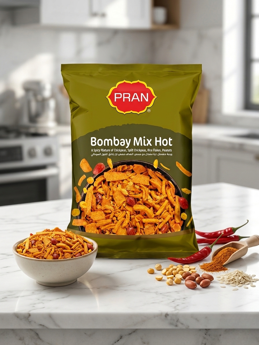 Pran Bombay Mix Hot Chanachur - 300 gm -NYC