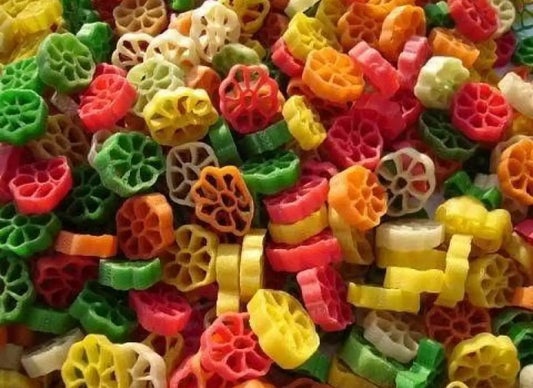 Chips Ready To Fry (Multicolor Flower Shape)- 50gm