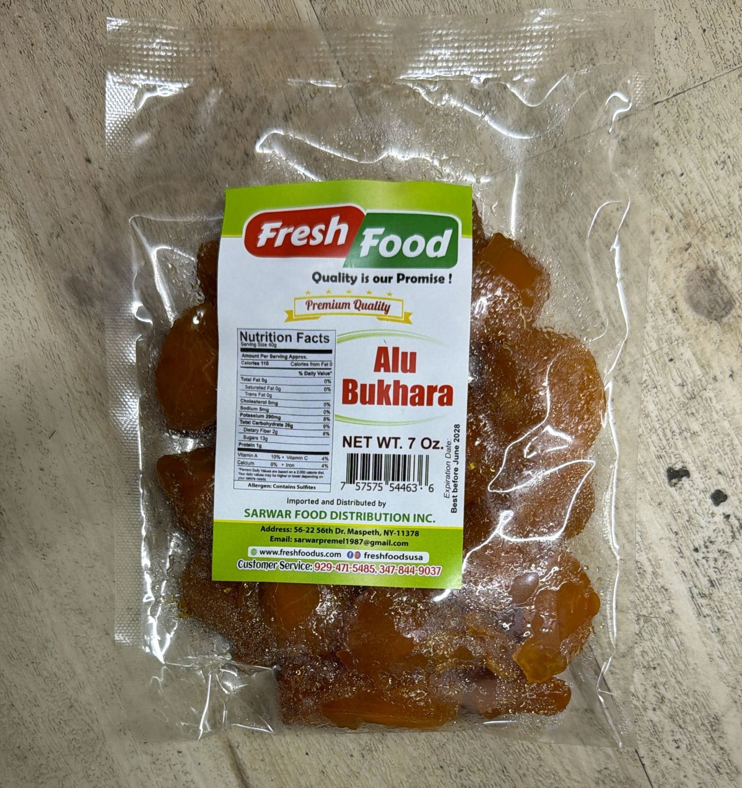 Fresh Food Alu Bokhara - 200 gm -NYC