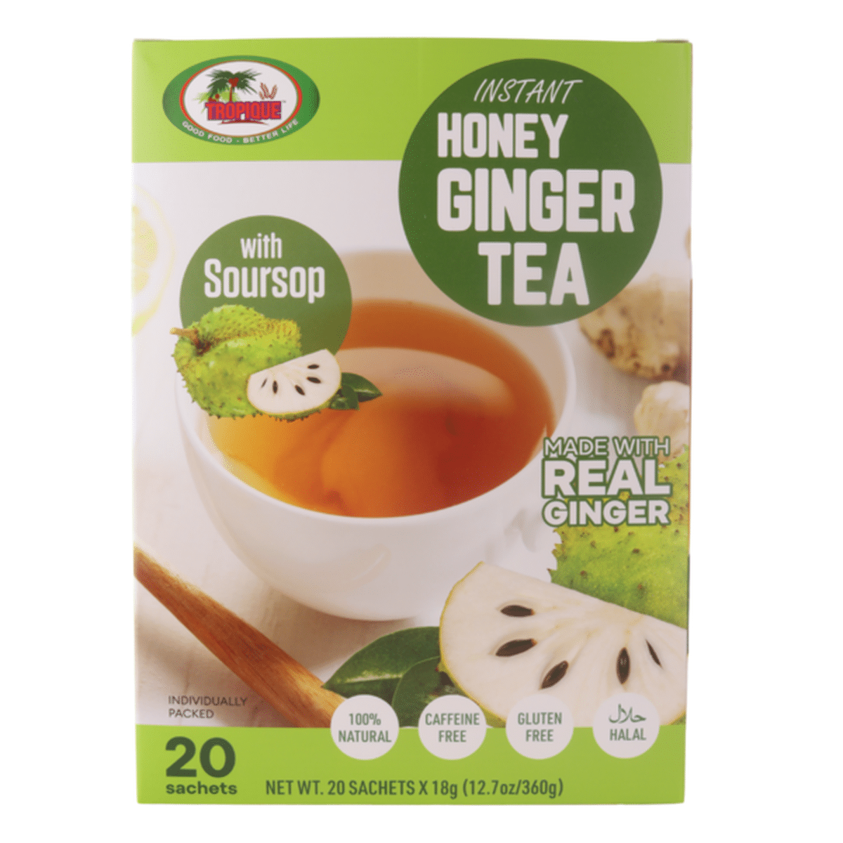 Tropique Instant Honey Ginger Tea - NYC