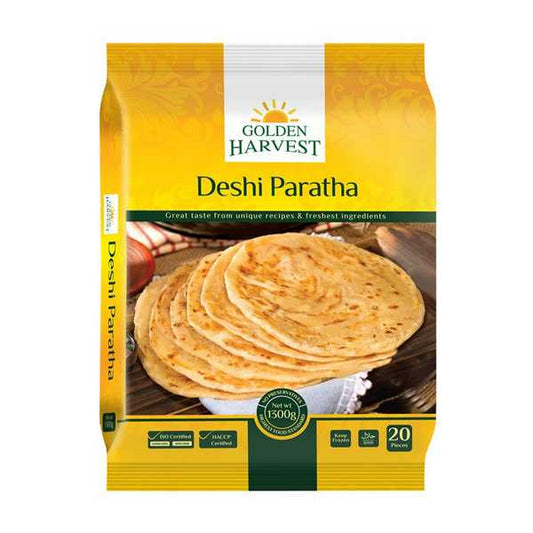 Golden Harvest Deshi Paratha (Frozen) - 30 pc