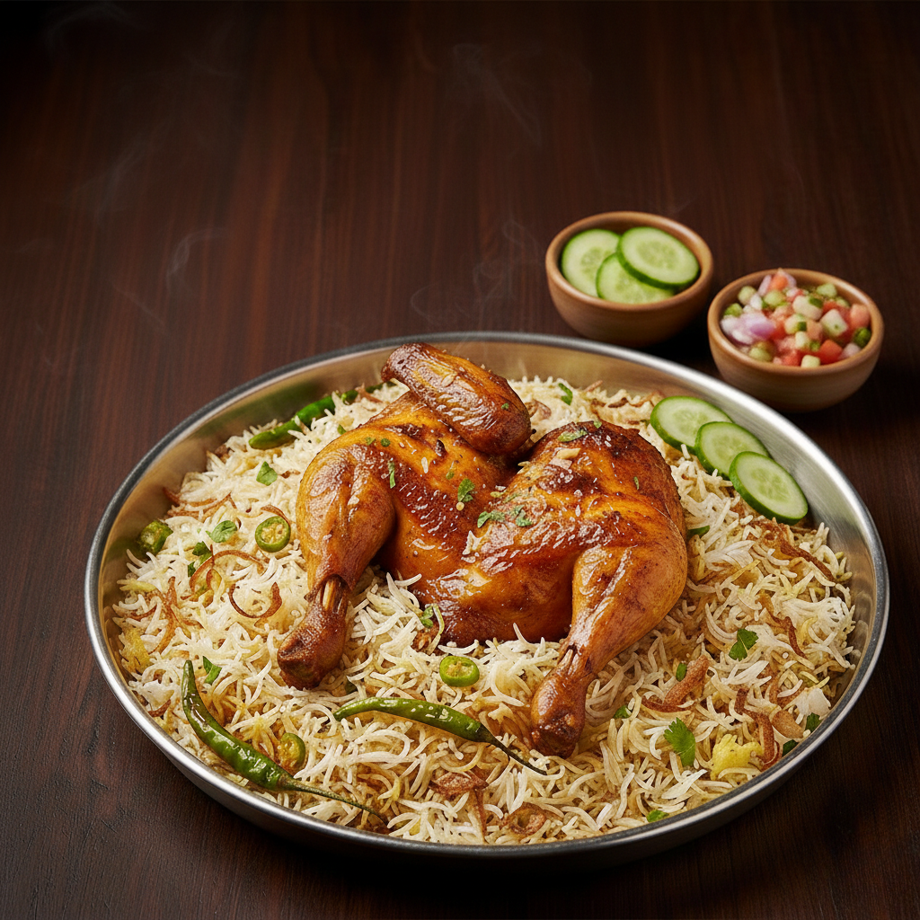 Half Chicken with Rice - NYC