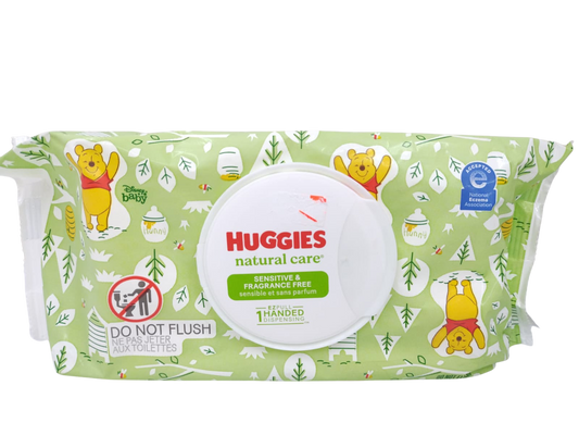 HUGGIES Natural Care baby wipes-64 pc