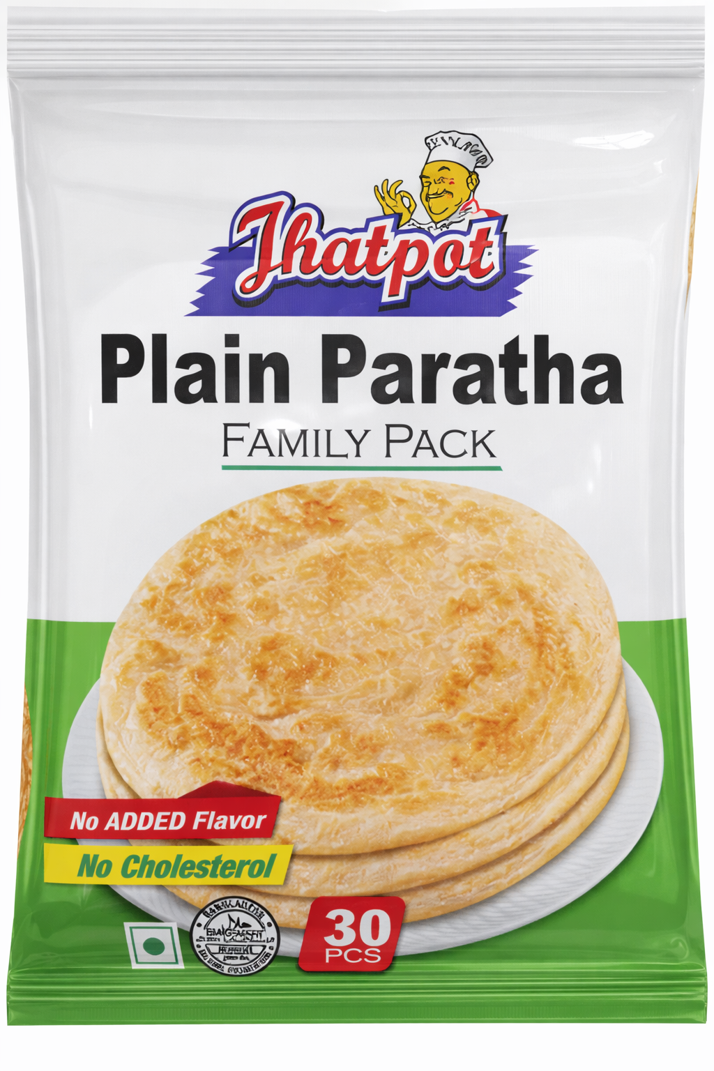 Jhatpot Plain Paratha -30pcs