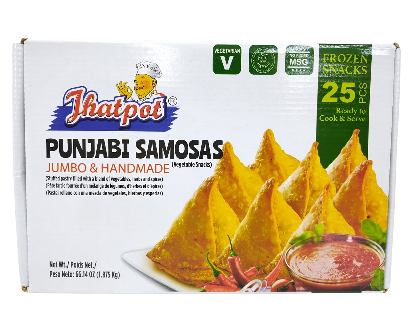 Jhatpot Punjabi Samosa-1875gm(25PCS)
