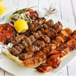 Mixed grill (chicken mixed)-Shish, Chapli, Reshmi, Bihari,Leg Tandoor, Shrimp 2 (3 serving)