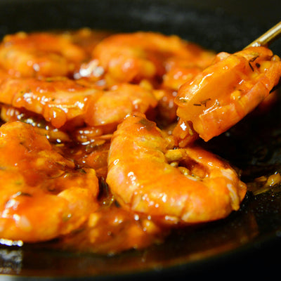 Shrimp Sizzing Plates (gf)