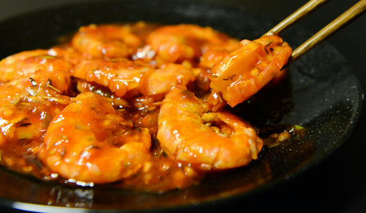 Shrimp Sizzing Plates (gf)