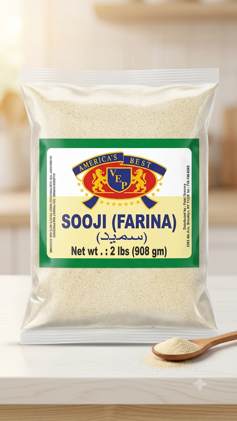 Package of America's Best Sooji (Farina) on a light background