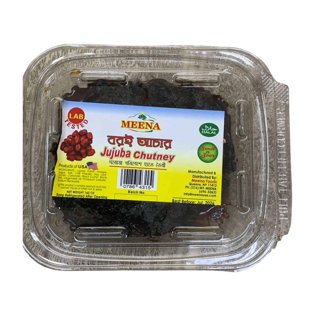 Meena Jujuba Chutney (“বরই আচার”)- 170 gm -NYC