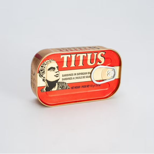 Titus Sardines - Sardies in Soybean Oil NYC